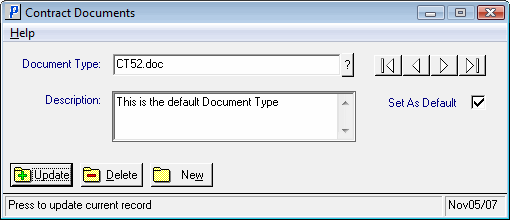 Contract Documents (CT02)