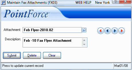 Maintain Fax Attachments 