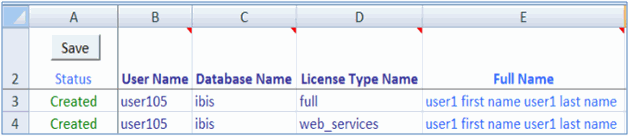 License Excel 1
