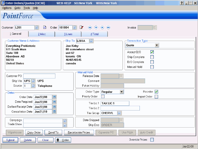 OE30/General