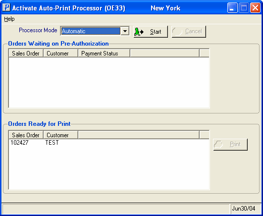 Auto-Print Processor