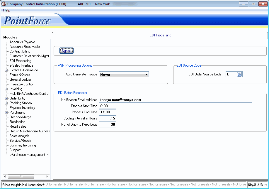 EDI Processing