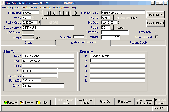 EI57/Address folder