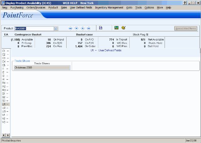 User Defined Fields