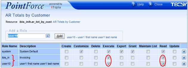 Roles Operations