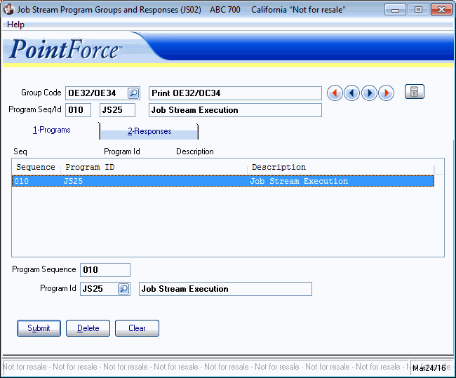 Add JS25 program to Programs folder 