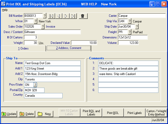 OE36/Address folder