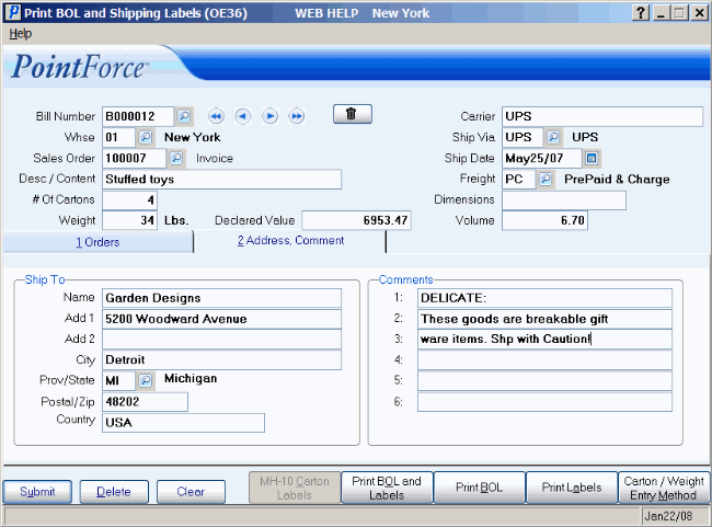 OE36/Address folder