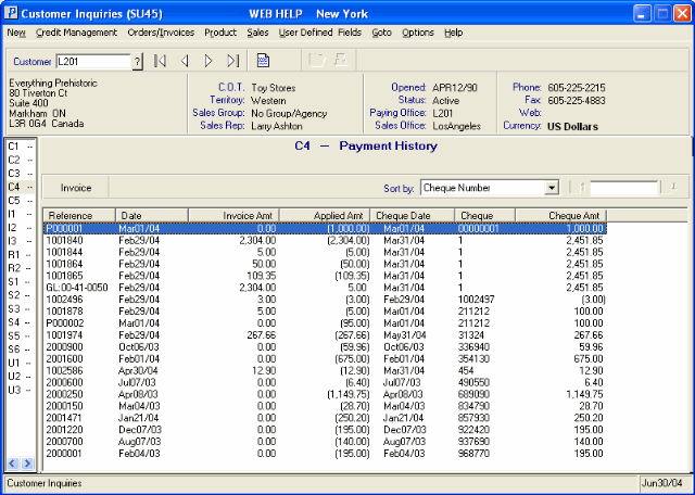 C4 - Payment History